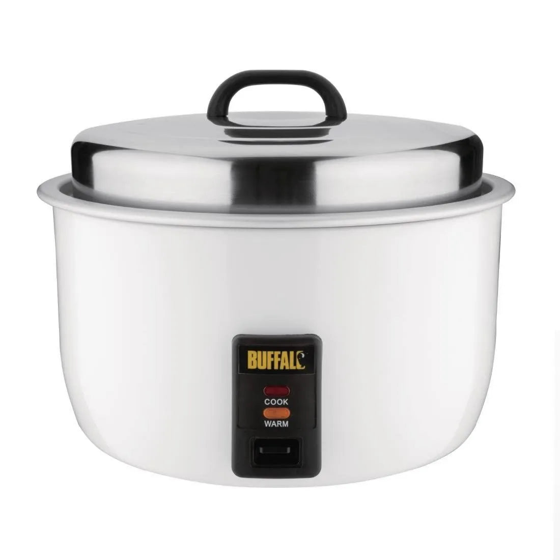 Buffalo ryżowar, CB944 Elektryczna kuchenka ryżowa, 10 l, 2, 95 kW, profesjonalna, nieprzylegająca do siebie powłoka, biała