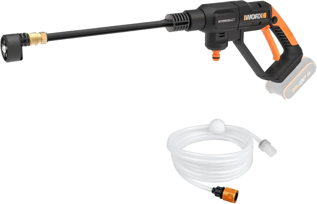 WORX, Wysokie ciśnienie czyszczące, 20 V, WORKX WG621E.9 2in-1, Ciśnienie 24, 2 bar 2-en-1
