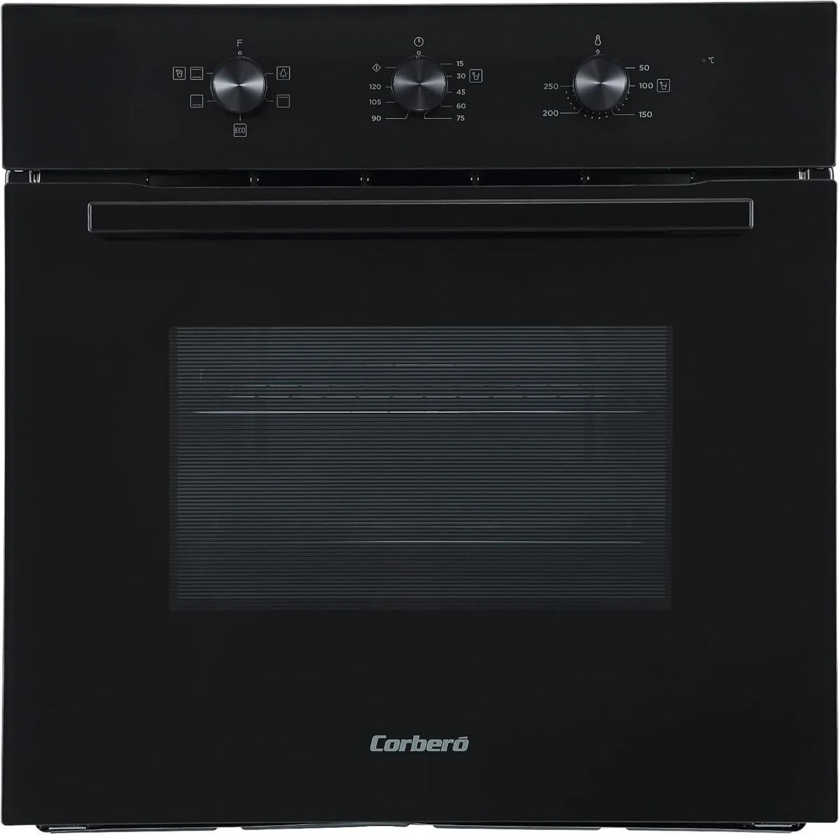 Corbero mini piekarnik, Piec elektryczny, 59, 5 x 57, 5 x 59, 5 cm, Corberó CCHM626N Piekarnik konwencjonalny Hydrolizę i gotowanie parą, para, czerń