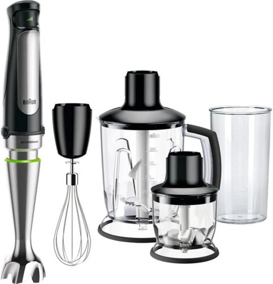 Braun blender ręczny, Blender MQ745, 10 x 5, 7 x 39, 6 cm, czarny