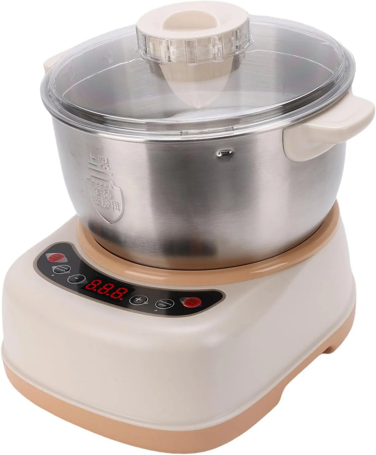 Luocute maszynka do makaronu, Maszyna do pasty, 5 l, 120 W, 220 V, pizza, stal nierdzewna, na chleb