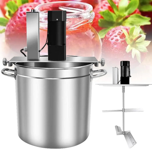 YXZYFPP, Przyprawy 15 l / 25 l / 40 l dla, Regulowana prędkość do przygotowania dżemu, dla profesjonalnego cukiernika, Automatyczne z 4 ostrzami i 15 l/25 l/40 l