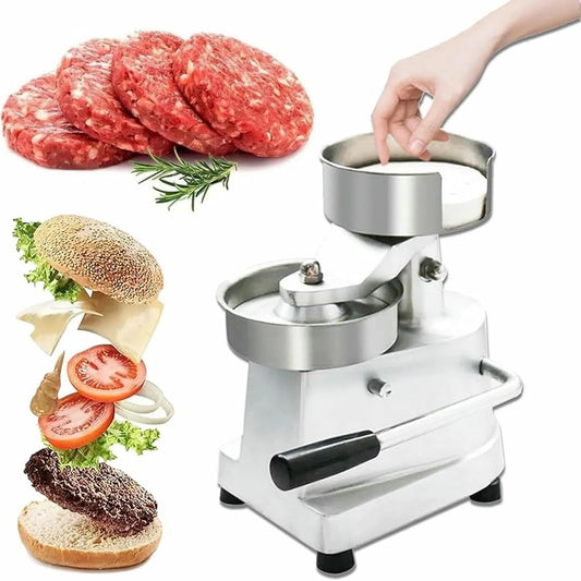 Generic, Hamburger maszyna, prasa, 10, 2 cm, 1, profesjonalna, z powłoką nieprzywierającą powłoki, wyjmowalne, do nadziewanych hamburgerów