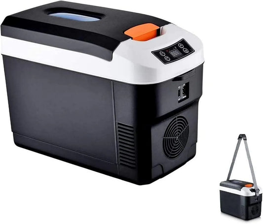 MOOWI minilodówka, Zamrażarka V, 24, 10 l, 12 V, przenośna, 110 ~ 240 V, mała lodówka Mini lodówka samochodowa, zamrażarka kompaktowa