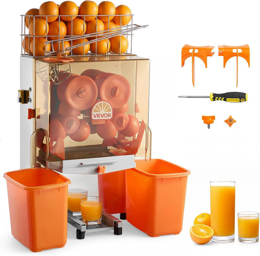 VEVOR, Wyciąg soku, 120 W, profesjonalny, restauracja, Wydajność Wysoka 20 Pomarańcze / min, Do baru w restauracji Jus Supermarket Primeur
