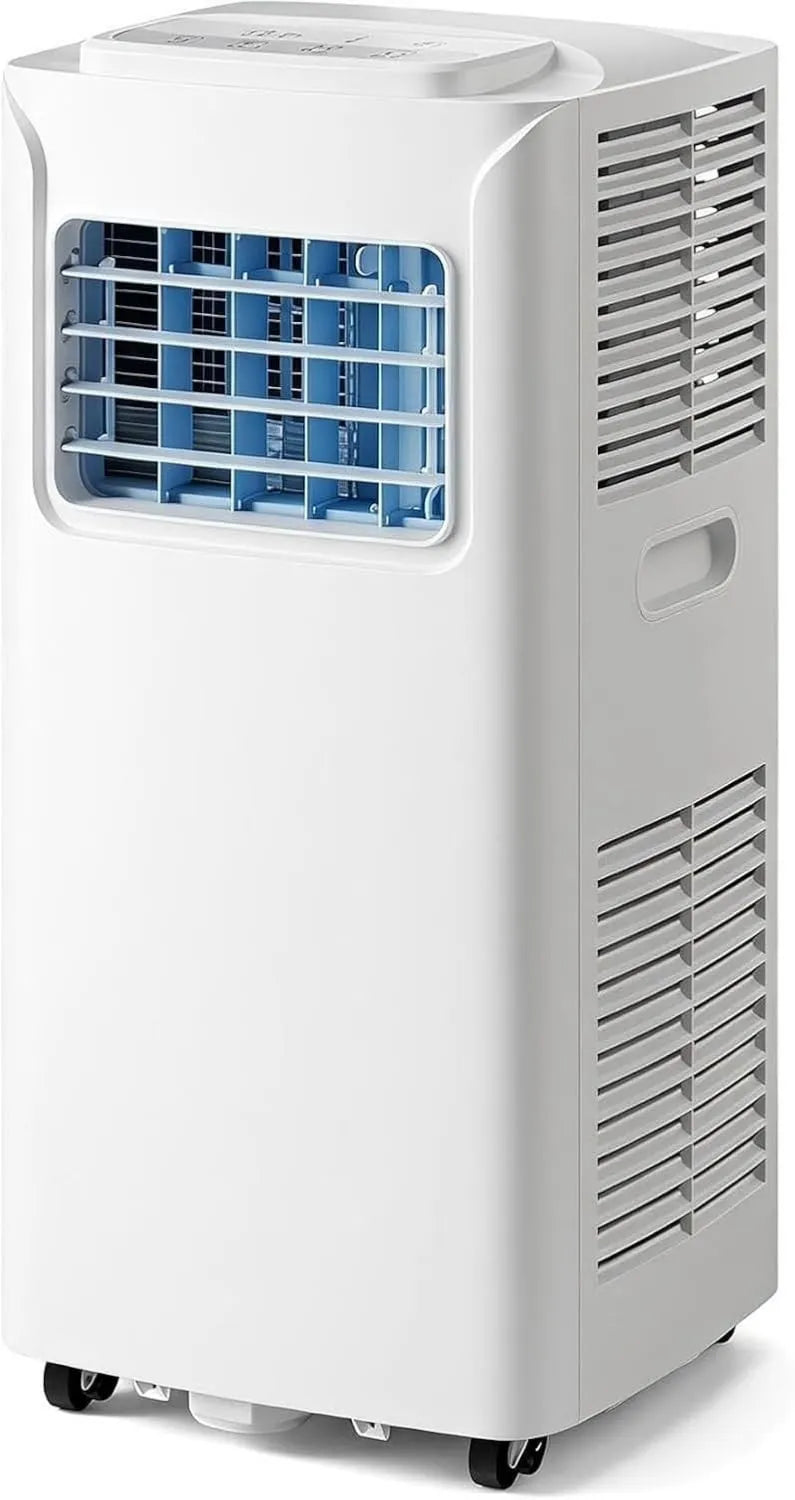 HUANQIN klimatyzator przenośny, Klimatyzator, zegar, oscylacja, 7000 BTU, 2 Speedy, 24 h minutnik