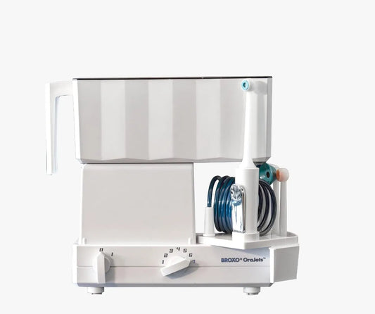 BROXO, Jet, Orajets, Hydropulent / Dental Jet wykonane we Francji, spersonalizowane akompaniament z ekspertem + dedykowany Arkebion ® Card Protector