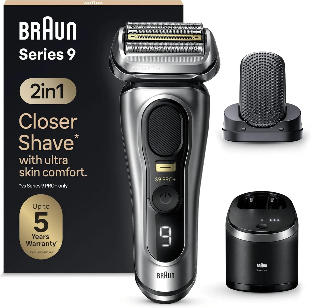 Braun, Stacja Series 9 9597cc, Golarka, IP65, dla mężczyzn