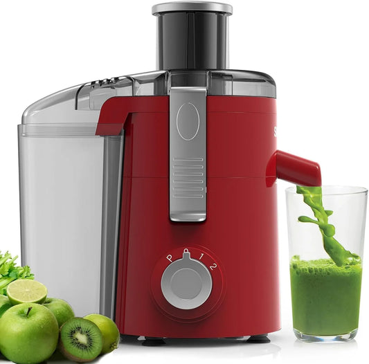 SIFENE sokowirówka, duża prędkość, łatwy w obsłudze, Compact Citrus press z 6, 3 cm szerokości zsypu, łatwy w czyszczeniu i bez BPA