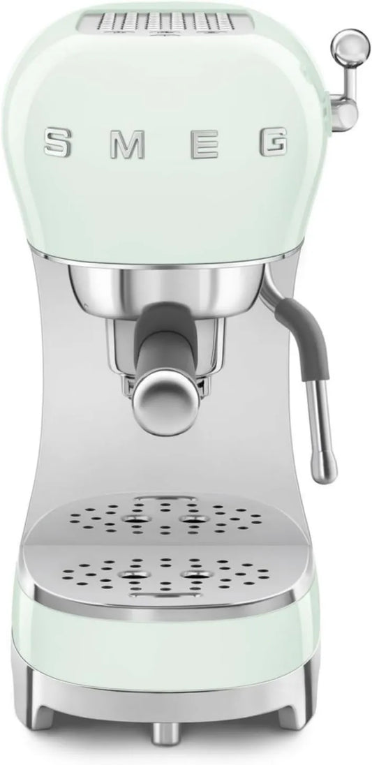 Smeg, ECF02PGEU ekspres do kawy, Filtr, Elektryczna ekspres do kawy, 1 l, 1350 W, 4 programów, Duży zbiornik, Para, Usuwalne, Zielony