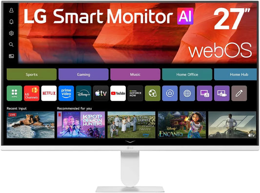 LG monitor komputerowy, 27U511SB- W.AEU Monitor, 27 cali, 1920 × 1080, 5 ms, 120 Hz, webos, Full HD, IPS płyta, PC ekran, SRGB 99%, 2026, U5 Series, IPS 16: 9 Monitor 27U511SB-W.AEU