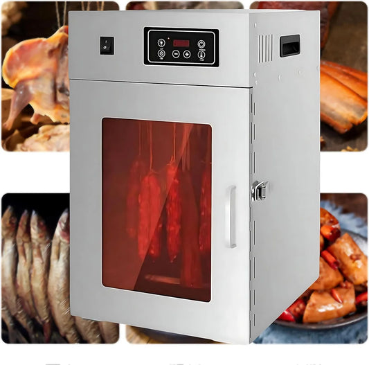 Wentylator, 15 Kg, 800 W, 220 V, Obrotowa Suszarka 360° Suszarka Do Mięsa, Odwadniacz Do Suszonego Mięsa, Regulacja Temperatury 30-90°c