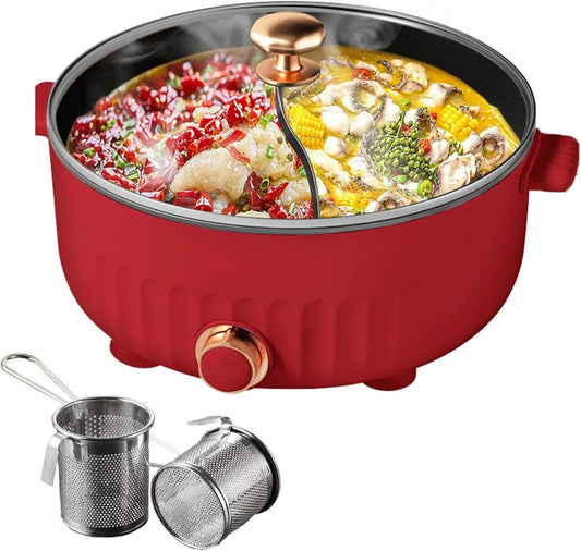 ARTSIM, Fondue, 30 cm, 6 l, IP65, czerwony, dla związków rodzinnych