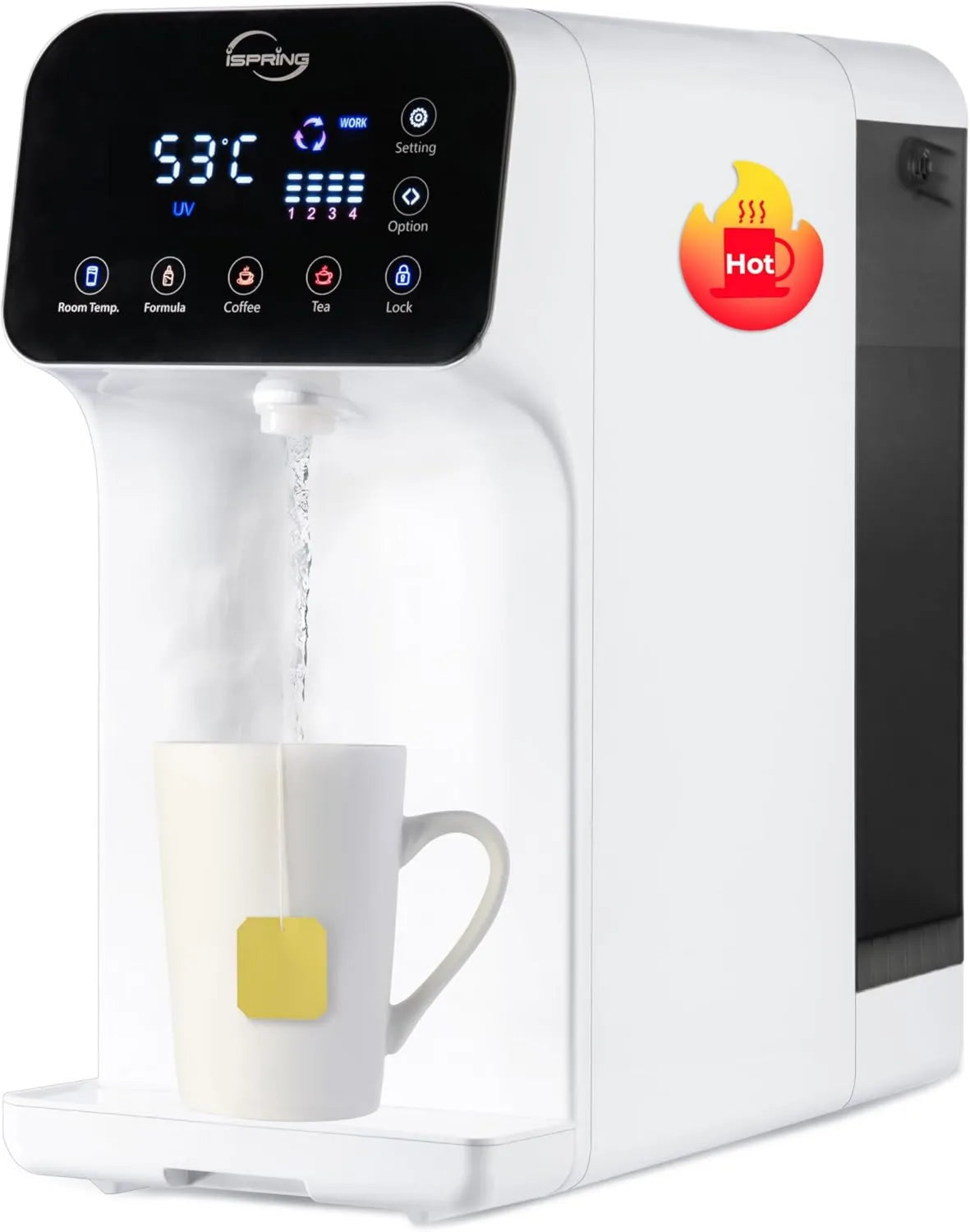 iSpring, RCD100 Dystrybutor, Przenośny, 2 strefy temperaturowe