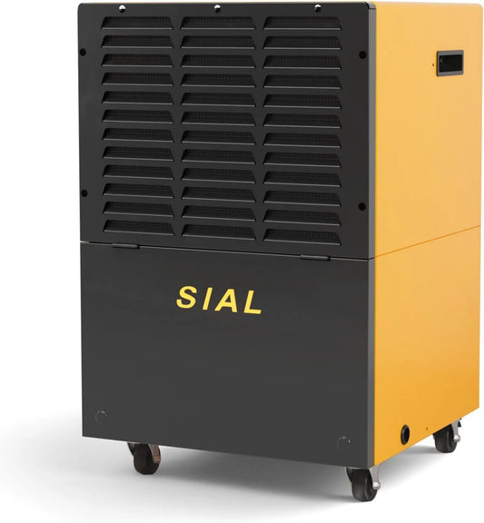 SIAL osuszacz powietrza, Osuszacz 80 l / dzień C80C, 13.6 l, przemysłowy, duży zbiornik, 350 m² 80 l/Jour