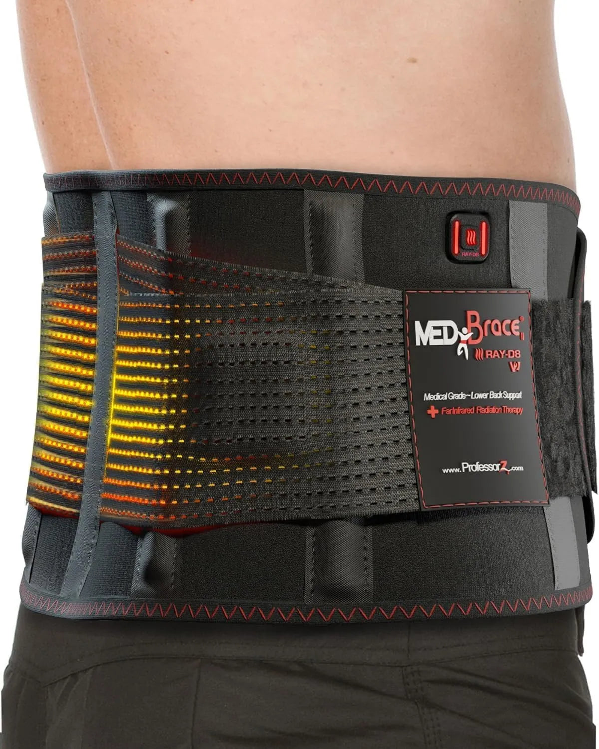 MEDiBrace, RAY- D8 grzejnik elektryczny, Back Support Heat Belt v2 RAY-D8
