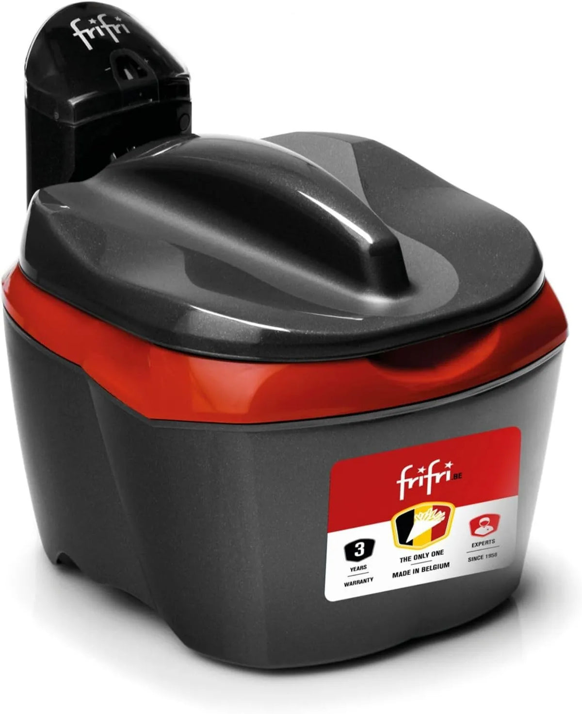 Frifri, Okrągłe Fry, Technologia Zimnej Strefy, Fry Inicjacja 3 l 3200 W, Opatentowany bezpieczeństwa, Składany uchwyt
