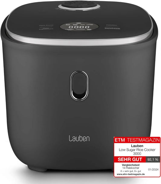 Multicooker, powłoka nieprzywierająca, Lauben Low Sugar Rice Cooker szybkowar z funkcją niskiego cukru, opóźniony start, utrzymywanie ciepła