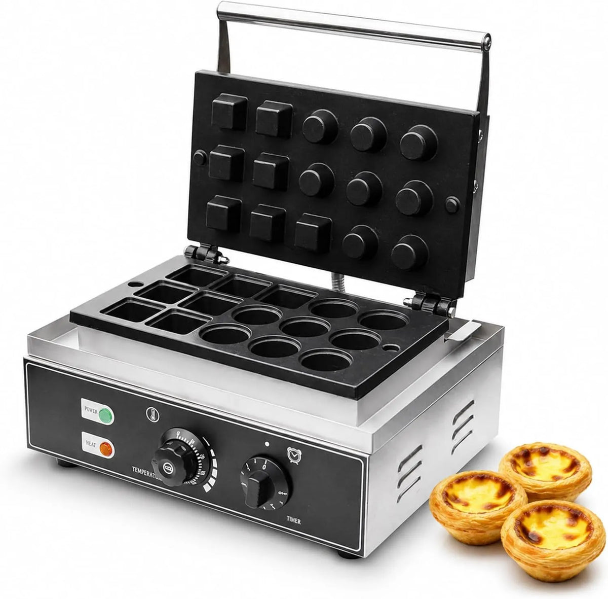 liuyunfeiGL, Maszyna do pasty, Kuchenka, 1550 W, 70 mm, stal nierdzewna, aluminium, do Tarteletki i Serniki