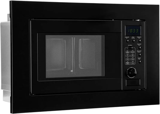 Bomann kuchenka mikrofalowa, 60 cm, 20 l, 800 / 1000 W, do zabudowy, grill, mikrofalówka, czarny, grill 1000 W, taca obrotowa
