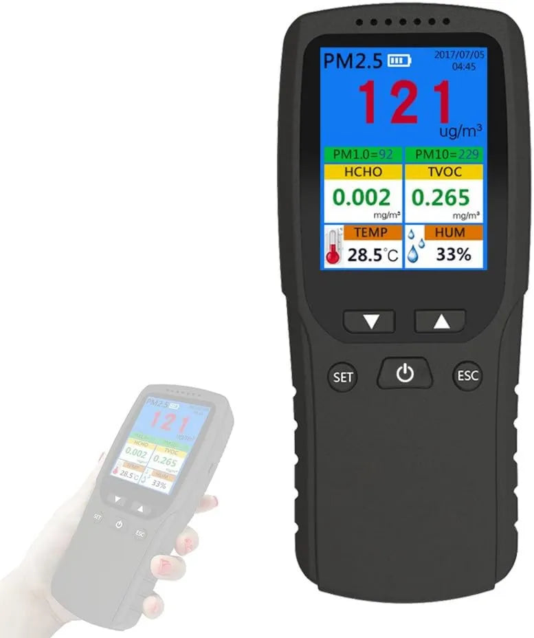 Generic, Monitor, MP2 przenośny wewnętrzny detektor, LCD ekran, 5 wielofunkcyjny