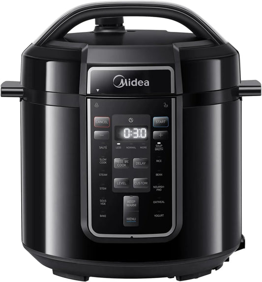 Midea, 9- in-1 Wielokuchenka, Samokuchenka, Elektryczna wielofunkcyjna kuchenka, 6 l, 12 programów, para, powłoka nieprzylepna 9-en-1