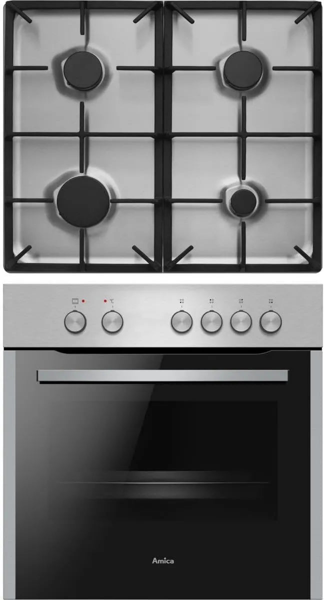 EHEG 933 piekarnik elektryczny, 3,0 kW, 1,8 kW, 1,0 kW, Amica 101 E zestaw kuchenek gazowych