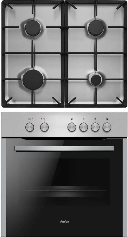EHEG 933 piekarnik elektryczny, 3,0 kW, 1,8 kW, 1,0 kW, Amica 101 E zestaw kuchenek gazowych