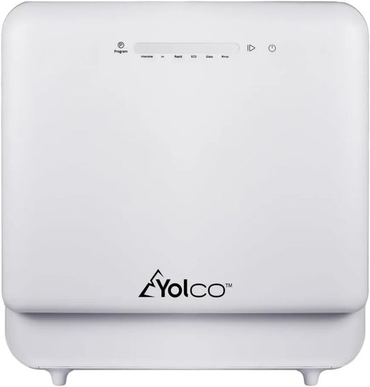 Yolco zmywarka przenośna, Zmywarka, 5 l, 230 V, DWM01, przenośny, duży zbiornik, kemping, bez podłączenia do wody stałej, kompaktowy