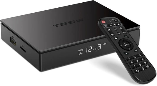 Dulmssxy, Smart TV, TV, Android T95 W 4GB, 4K UHD, HDMI, Wi-Fi, efekt 3D, Android OS, DLNA streaming, 0GHz WiFi BT5, 0 10, T95 W Android 11.0 4GB RAM 32GB 32Go