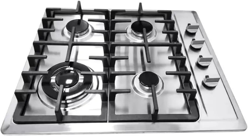 ZENGRICE płyta grzewcza, Naczynia kuchenne z piekarnikiem, 5 palników, do zabudowy, stojące na zimno, profesjonalne, restauracja, stal nierdzewna, Gaz stołowy 5 Fires, Niezależna kontrola
