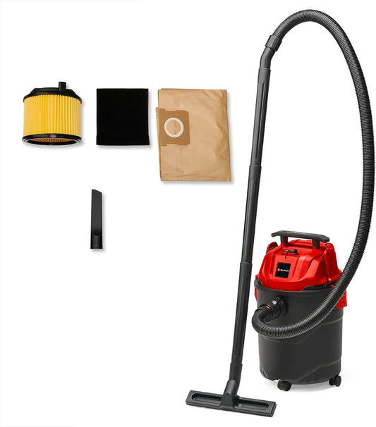 Einhell, TC- VC 1820 Odkurzacz, 20 l, 250 W, 180 mbar, 20 l plastikowy kubek